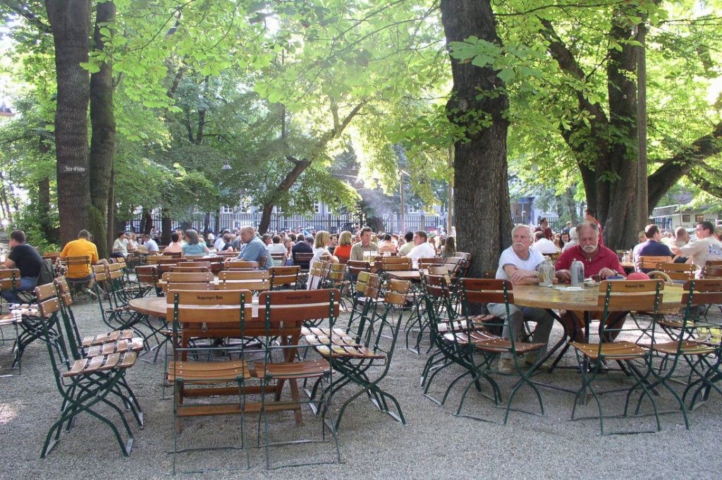 biergarten in unna